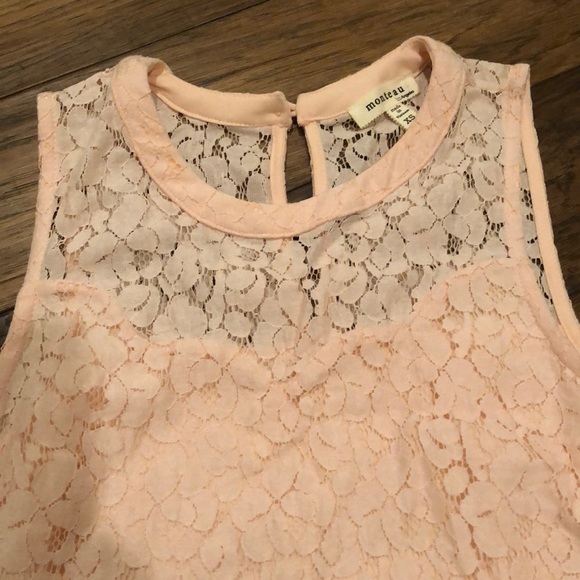 Blush pink lace dress 💕 - Picture 2 of 7